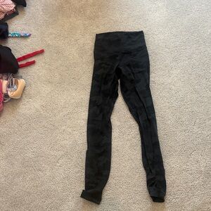 lululemon athletica Kids Black Camo High-Rise Leggings
